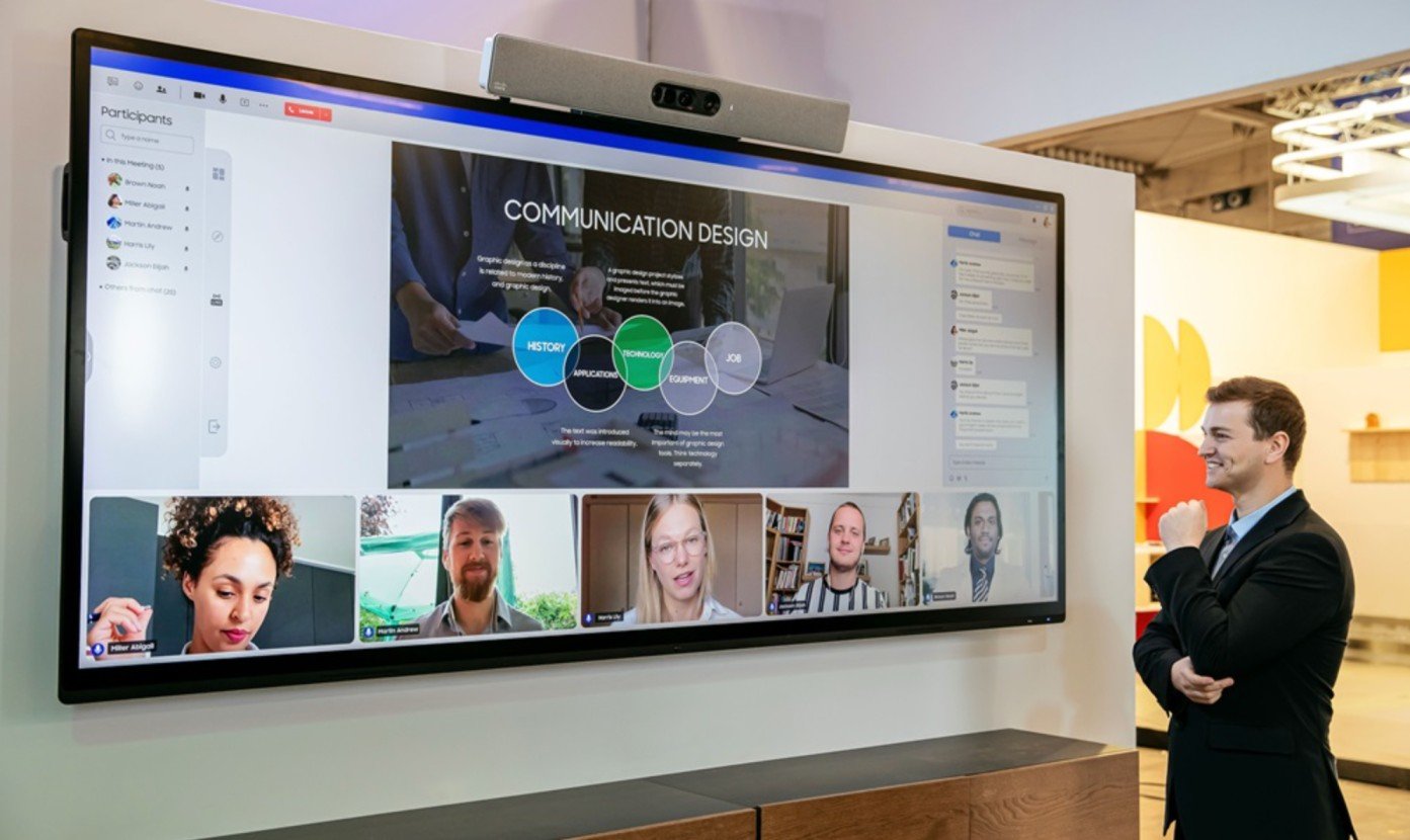 Samsung Reveals Massive 105-inch Screen for Virtual Meetings – Say ...