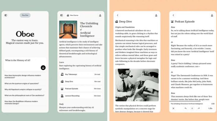 Oboe Launches AI Learning Platform to Help You Learn Anything in Any Format