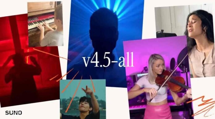 Suno v4.5-All Brings Pro-Level AI Music Creation to Everyone Suno v4.5-All Brings Pro-Level AI Music Creation to Everyone