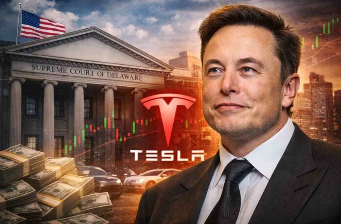 Delaware Court Restores Musk’s Record Setting Tesla Pay