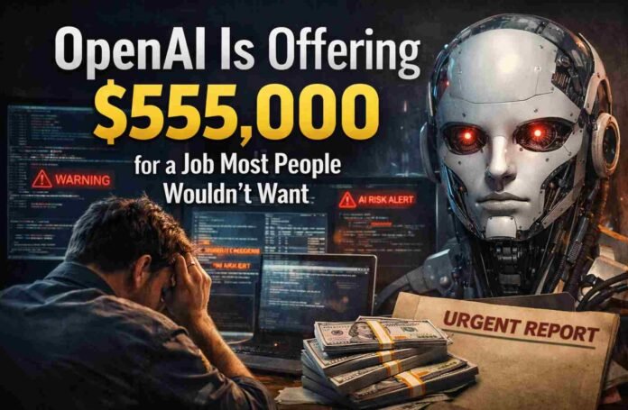 OpenAI Is Offering $555,000 for a Job Most People Wouldn’t Want