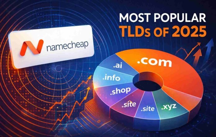 Namecheap data reveals the real winners of the 2025 domain race