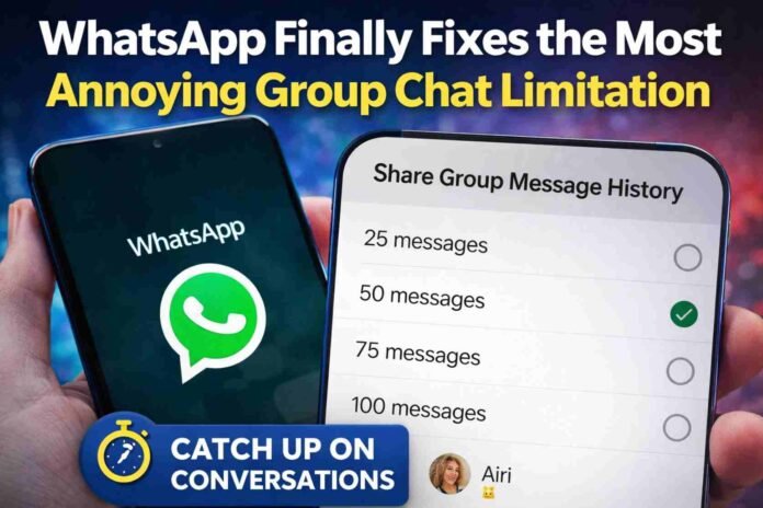 New WhatsApp Update Makes Adding People to Groups Far Less Awkward