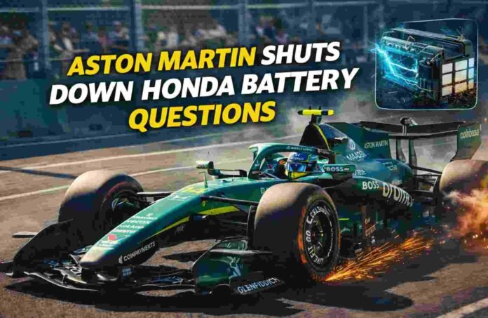 Aston Martin Plays Down Battery Availability Questions Ahead Of Chinese Grand Prix