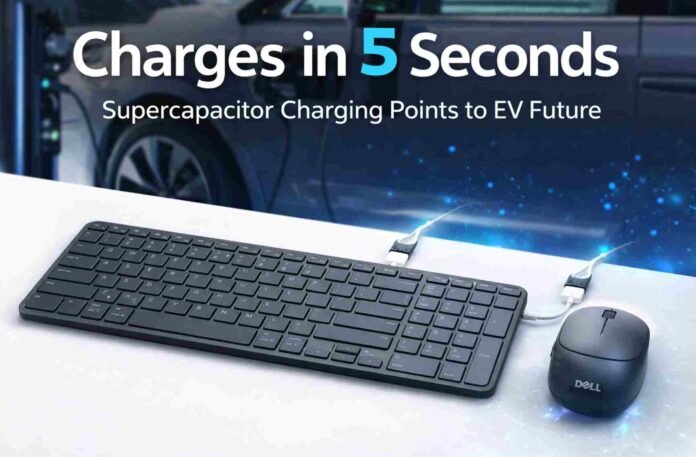 Dell Unveils Supercapacitor Keyboard That Charges In Seconds And Lasts For Months