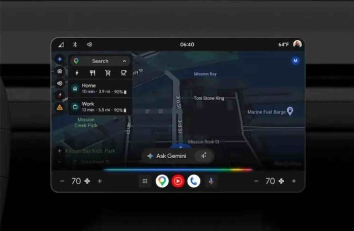 Google Gemini in cars