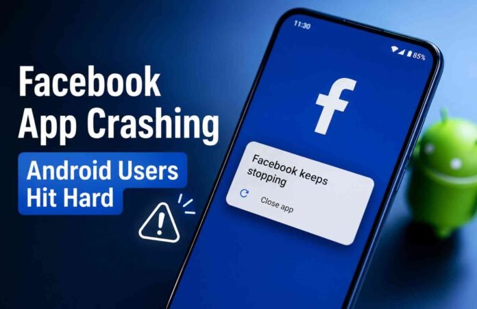 Facebook Users Face Frustrating App Crashes Following Suspected Android Update