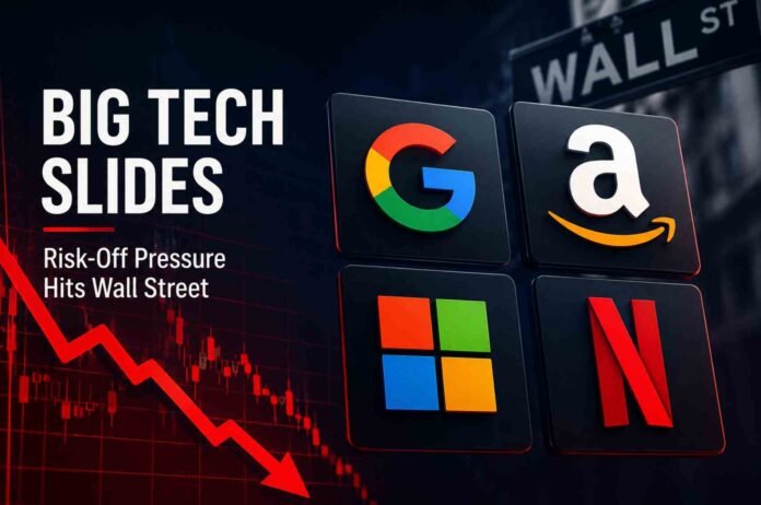 Nasdaq Selloff Deepens as Google, Amazon and Microsoft Lose Momentum