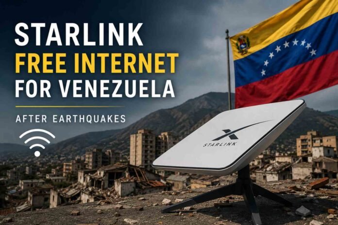 Starlink Offers Free Internet Across Venezuela After Earthquakes Disrupt Communications