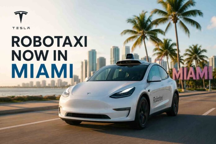 Tesla Expands Robotaxi Service to Miami as Autonomous Ride Hailing Push Gathers Pace