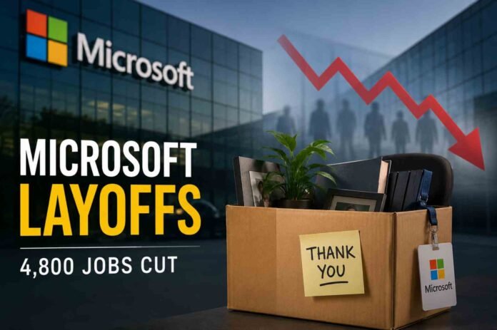 Microsoft Begins New Fiscal Year With 4,800 Job Cuts As Business Priorities Shift