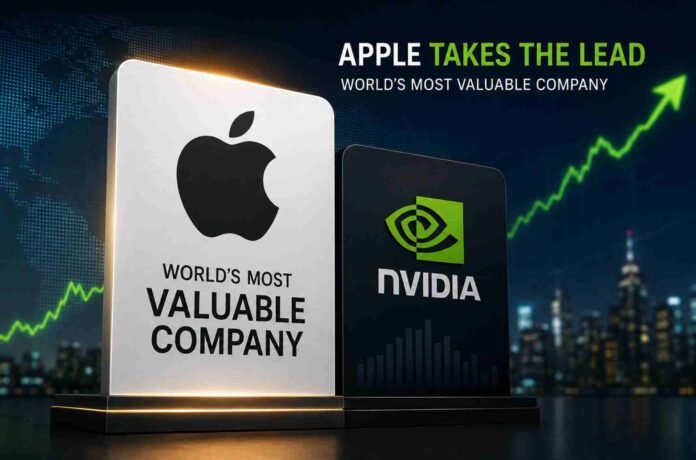 Apple Surpasses Nvidia to Reclaim World's Most Valuable Company Title