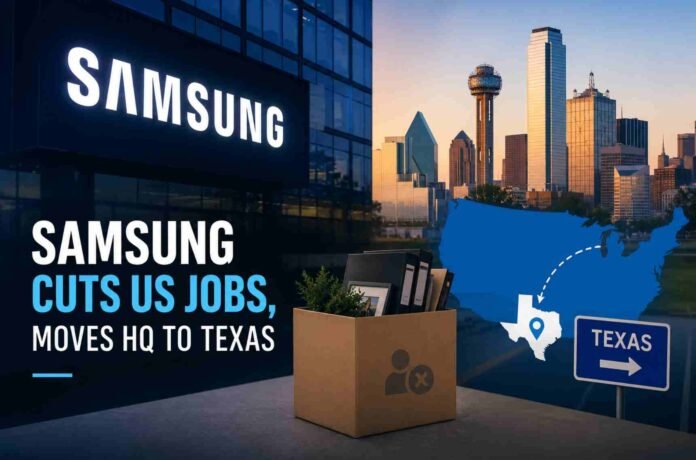 Samsung Cuts US Jobs as Consumer Electronics Headquarters Moves to Texas