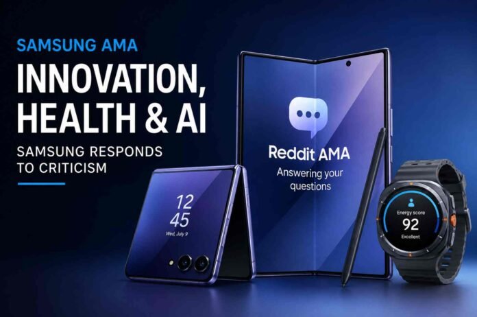 Reddit AMA Reveals Samsung's Vision for AI, Health, and Future Galaxy Devices