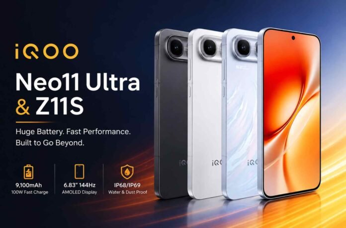 iQOO Neo11 Ultra launches with Dimensity 9500 and a huge 9,100mAh battery