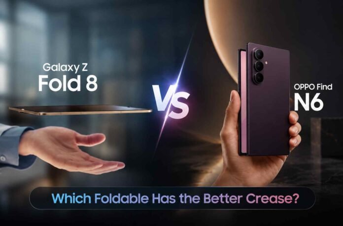 Galaxy Z Fold 8 vs OPPO Find N6: Which Foldable Has the Less Visible Crease?