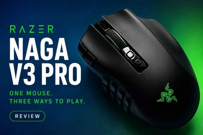 Razer Naga V3 Pro review: A versatile gaming mouse with a very specific audience
