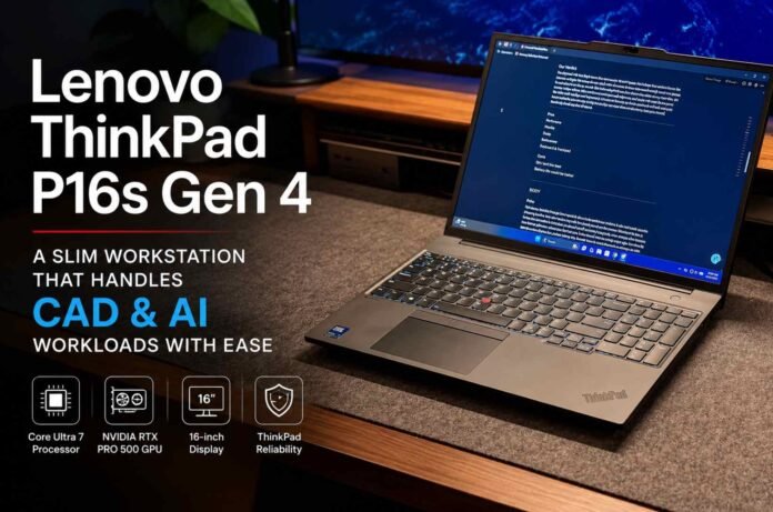 Lenovo ThinkPad P16s Gen 4 Review: A Alim Workstation Built For Demanding Work