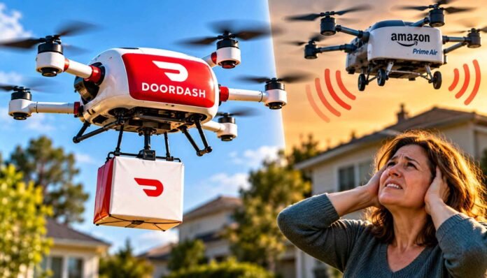 DoorDash Tests Five Minute Drone Food Delivery as Noise Concerns Grow