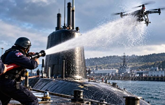 Royal Navy Turns to High Pressure Fire Hoses as a Last Resort Against Drone Threats
