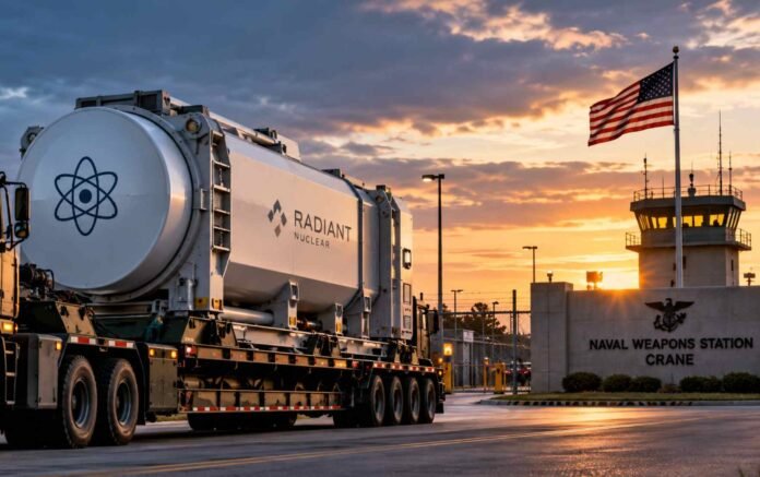 US Navy Picks Radiant's 1MW Nuclear Microreactor To Protect A Key Weapons Base From Blackouts